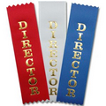 1-5/8"x6" Vertical Stock Title Ribbon (DIRECTOR)
